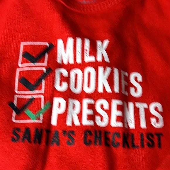 Christmas lot, newborn leggings and tutu and milk and onsie long sleeve NWT - Picture 6 of 11